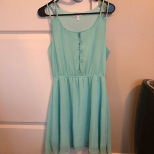 A light blue dress from charming Charlie’s